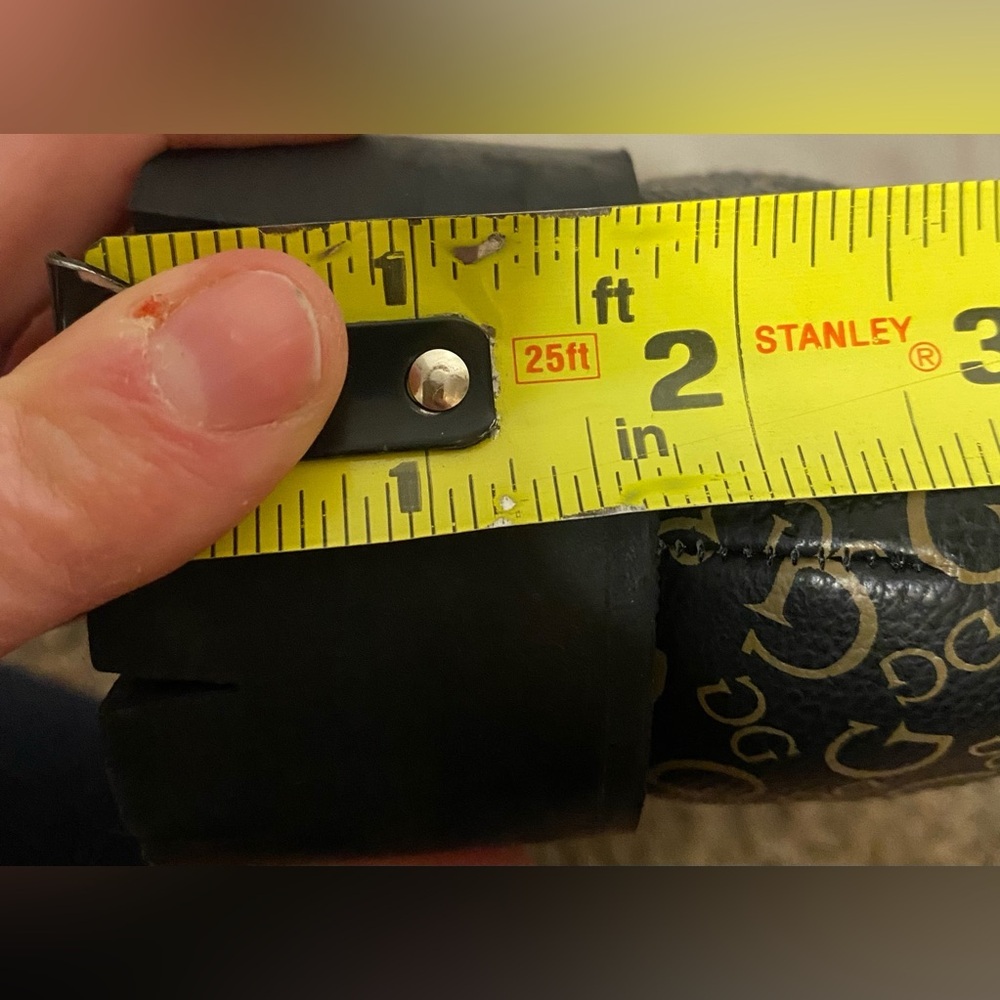 NWOT Guess Hillford Black PU Leather Gold Chain Platform Loafers Women Size 6.5 - Picture 8 of 8